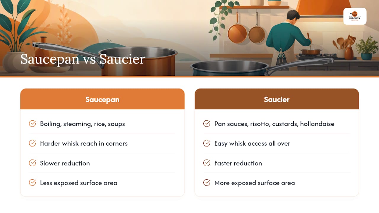 How Saucepans and Sauciers Perform Side by Side — overview diagram