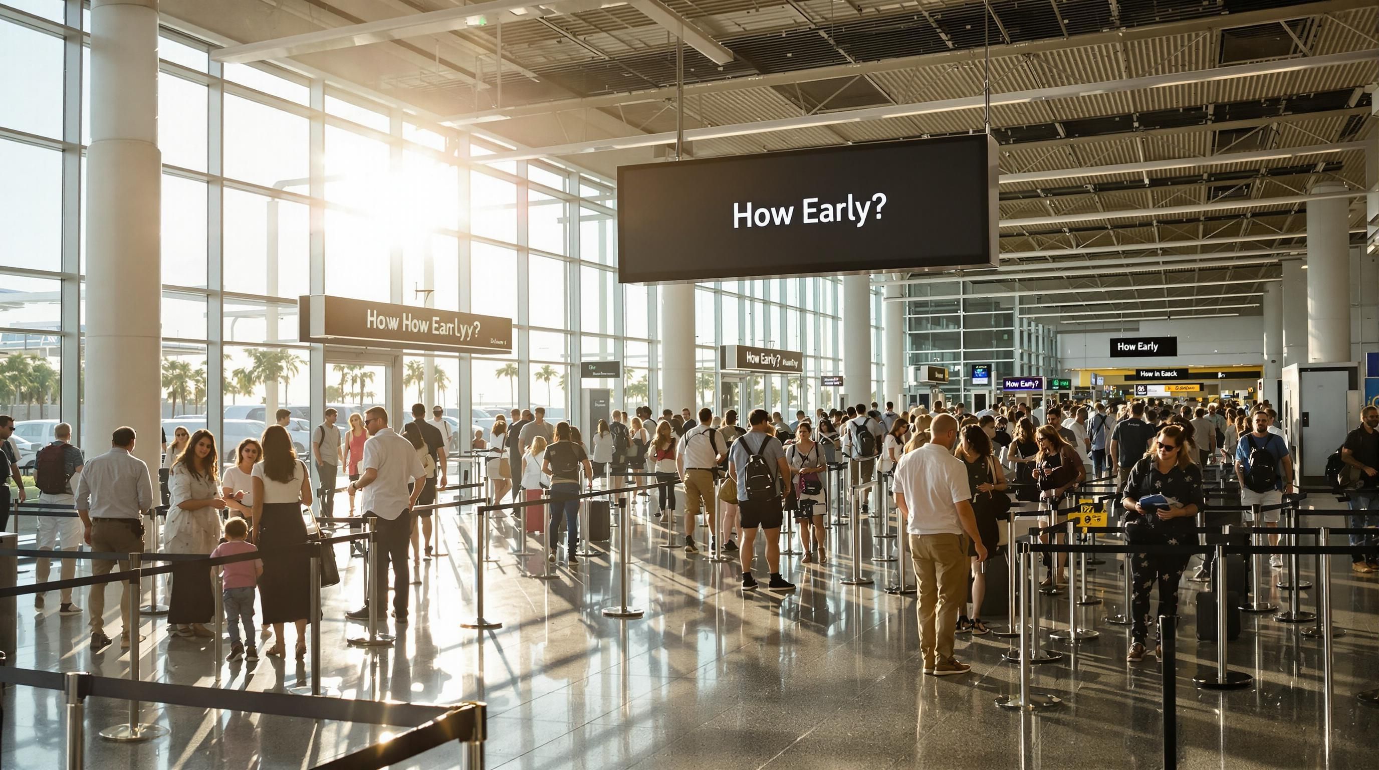MCO airport early morning