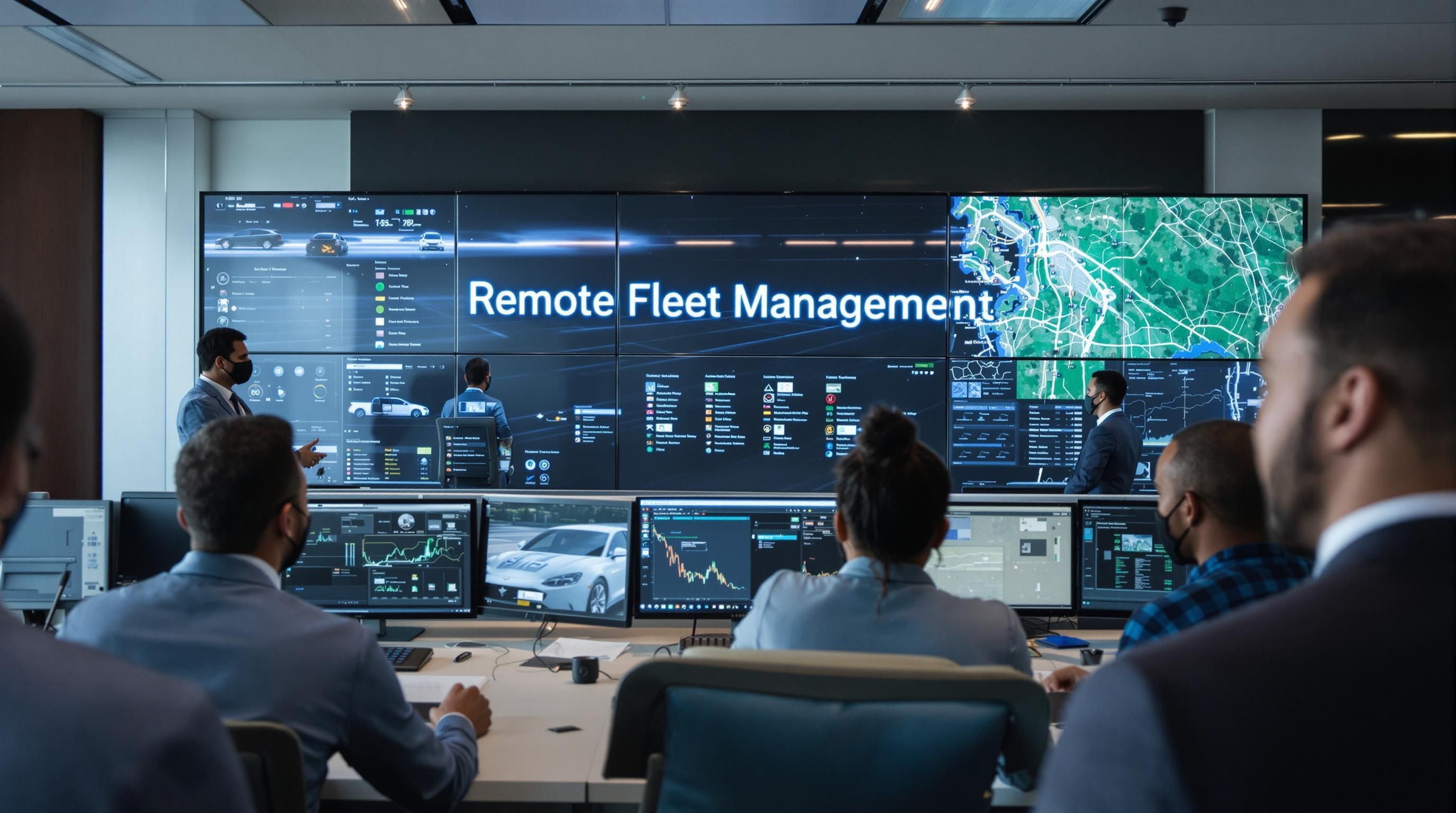 remote limo fleet management luxury