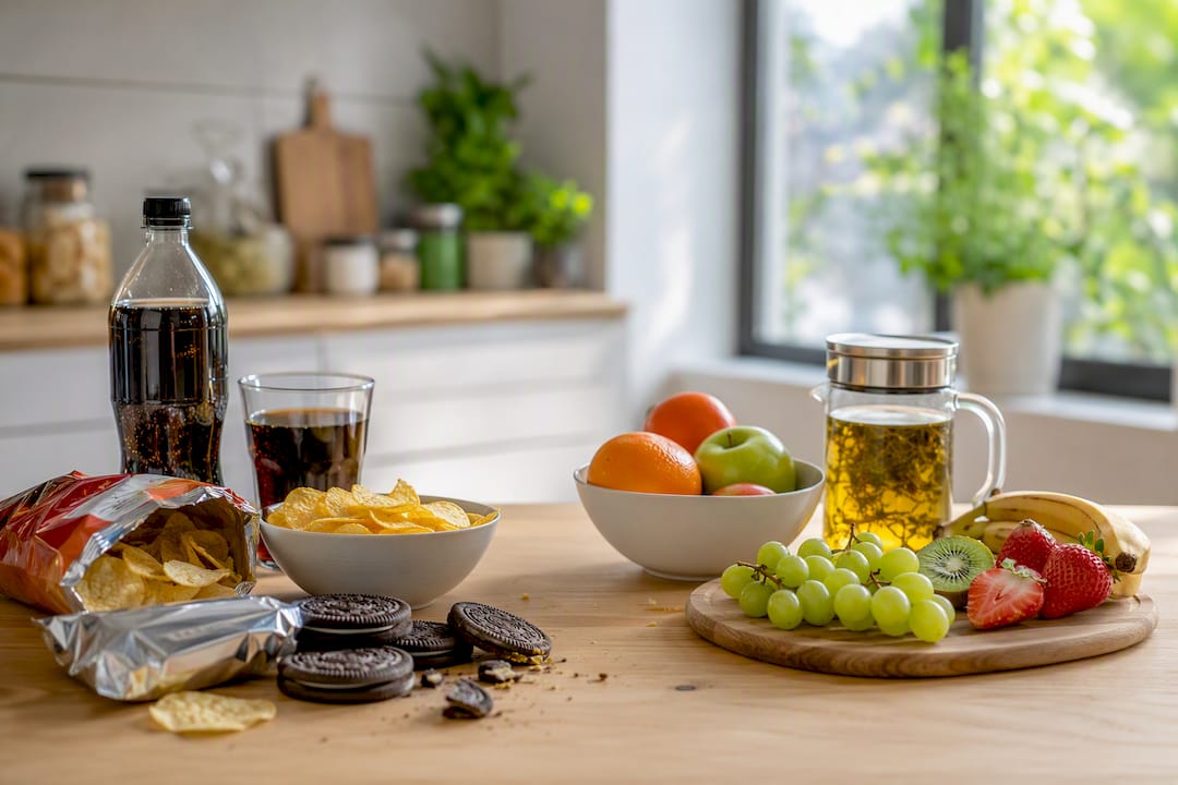 Snacks ultraprocesados frente a alimentos frescos: ¿qué opción es mejor para nuestra salud?