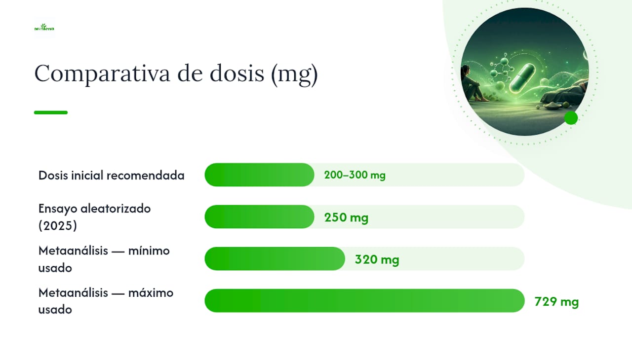 Dosis práctica, momento de toma y cómo evaluar si funciona — overview diagram