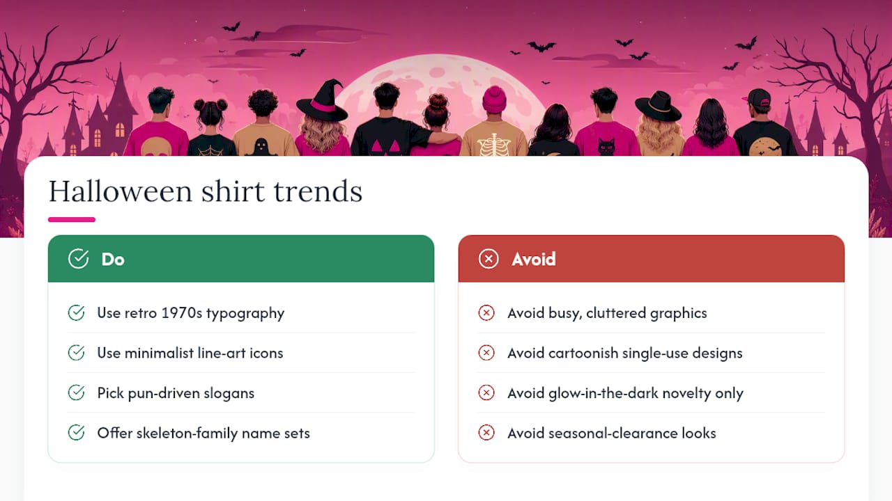 What Halloween Shirt Trends Are Popular This Year? — overview diagram