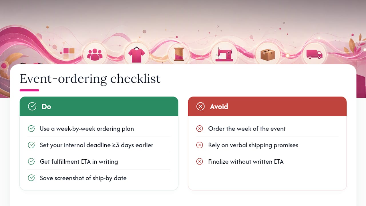 What Has GirlshappyHour's Event Ordering Experience Taught Us? — overview diagram