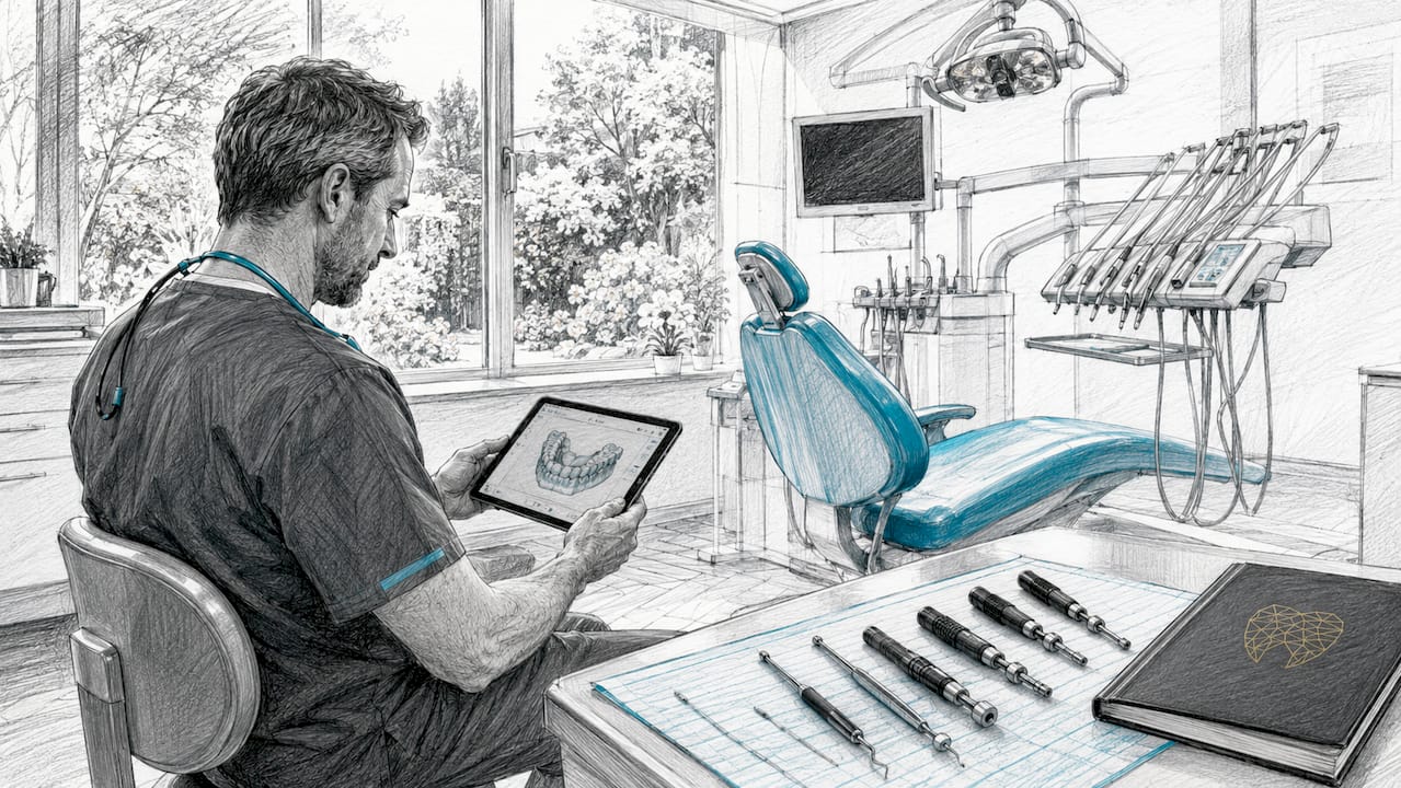 Moderne Implantatplanung: Zahnarzt setzt auf digitale Technologien