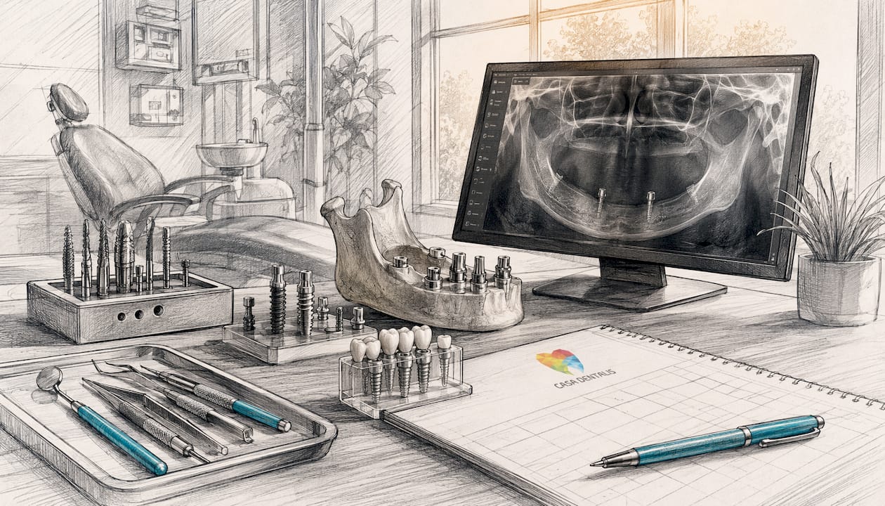 Implantatmodelle und Spezialwerkzeuge für Zahntechniker