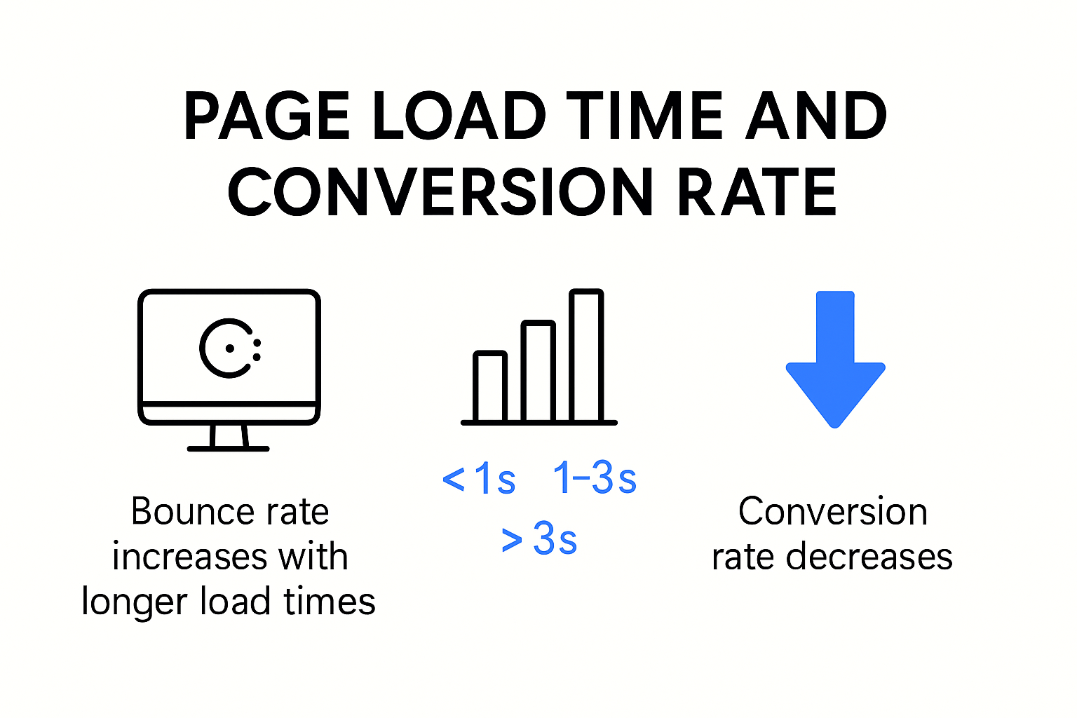 Infografik: So beeinflusst die Ladegeschwindigkeit einer Webseite die Conversion-Rate