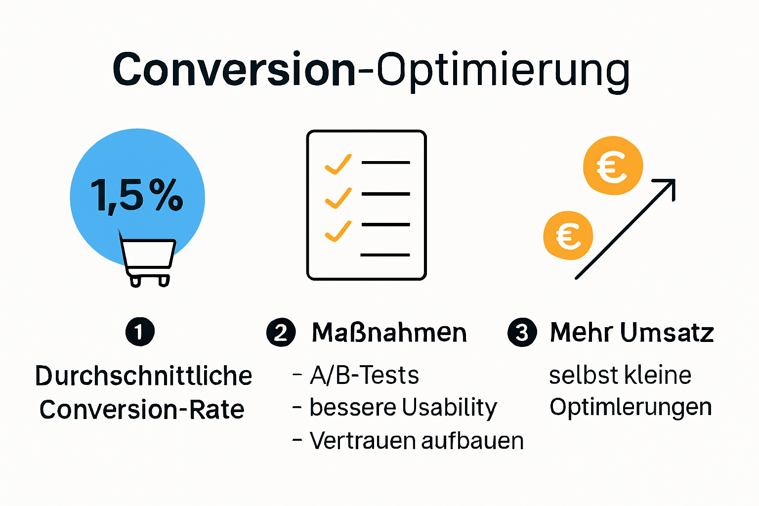 Infografik: Welche Faktoren beeinflussen die Conversion-Rate im E-Commerce – und wie groß ist ihr Einfluss?