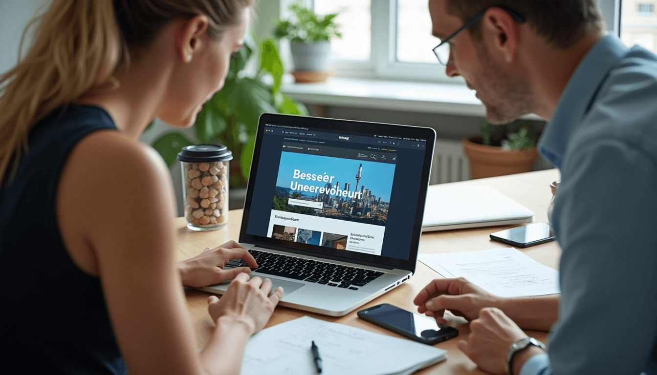 Web developer and marketer optimize website for better user experience