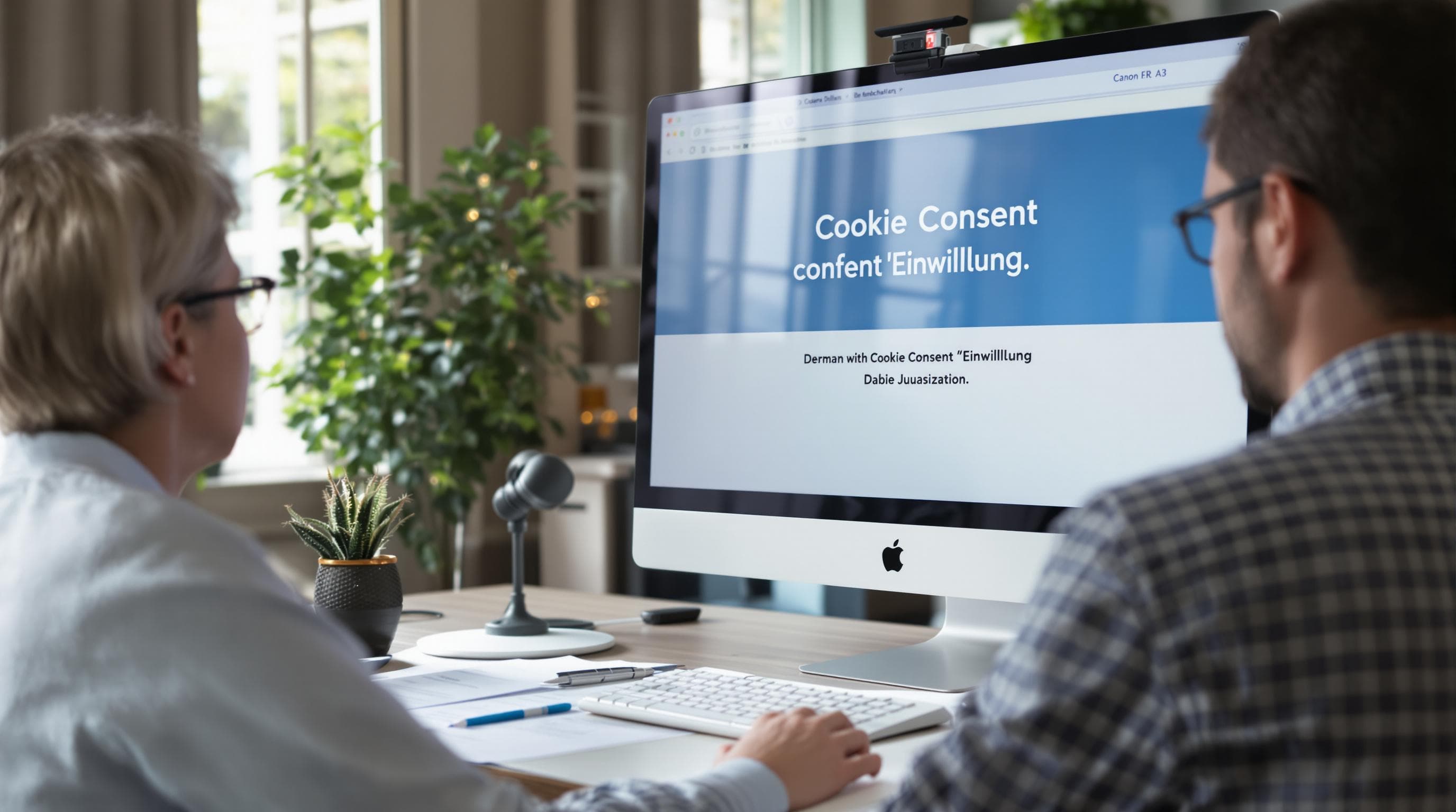 Marketers discuss cookie consent form and data privacy