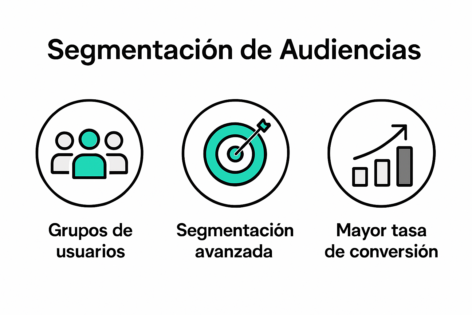 Infografía sobre la segmentación en campañas de remarketing Google Ads