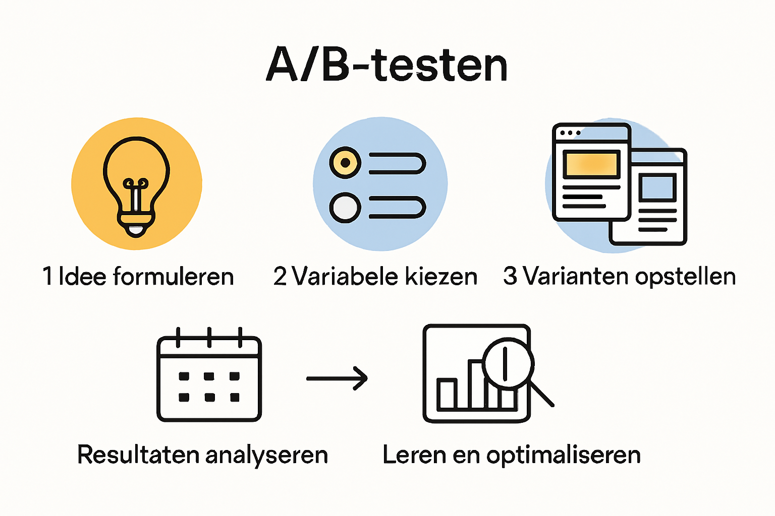 Stappenplan A/B testen zonder technische kennis