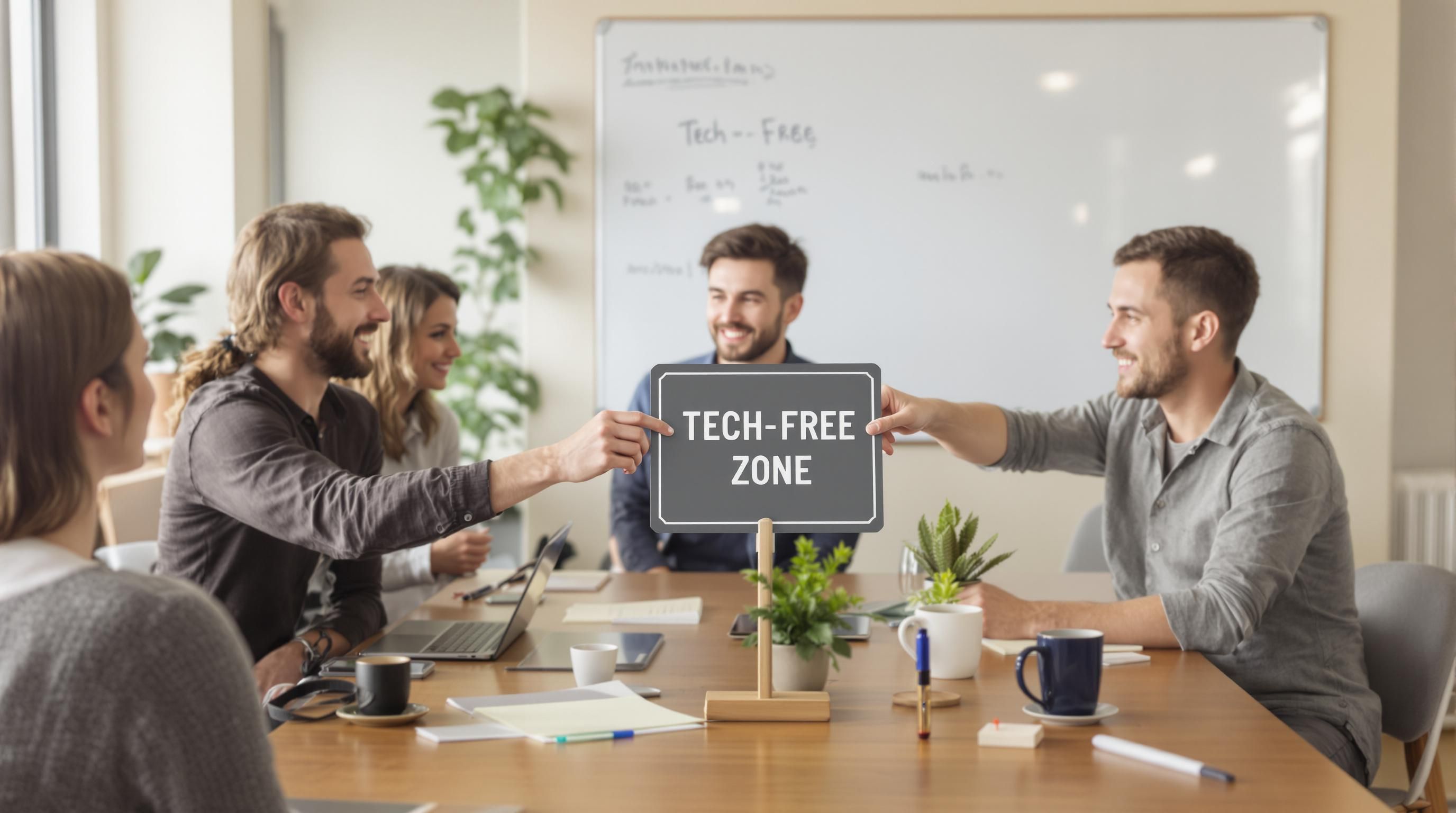 team tech-free zone marketing