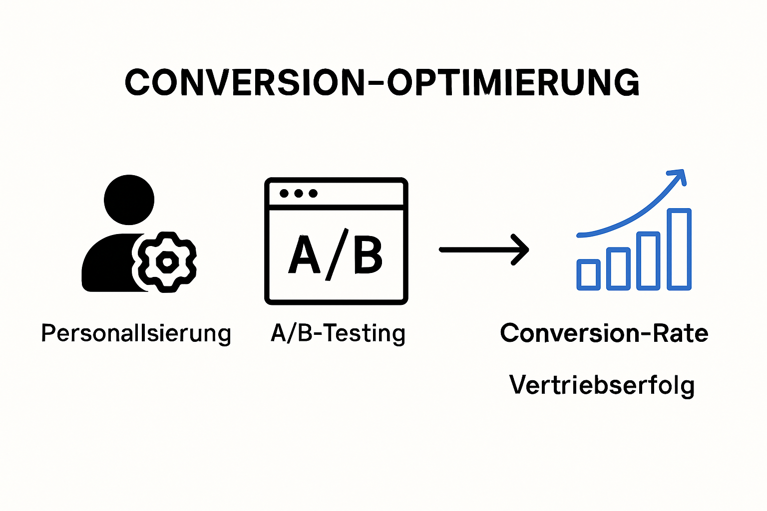 Infografik zu Conversion-Optimierungsfunktionen von E-Commerce-Plattformen