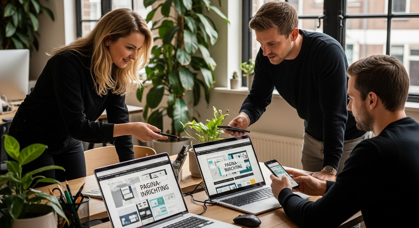 pagina-inrichting webdesign