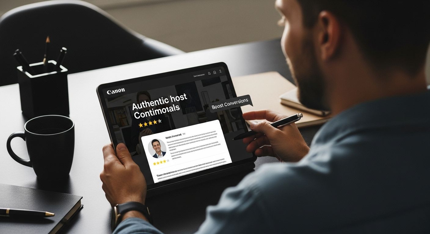 testimonial landing page