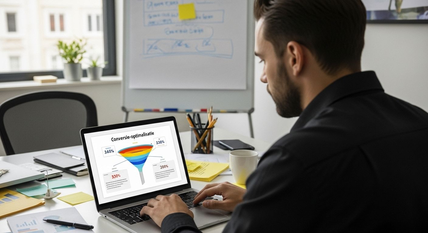 conversie-optimalisatie ondernemer kantoor