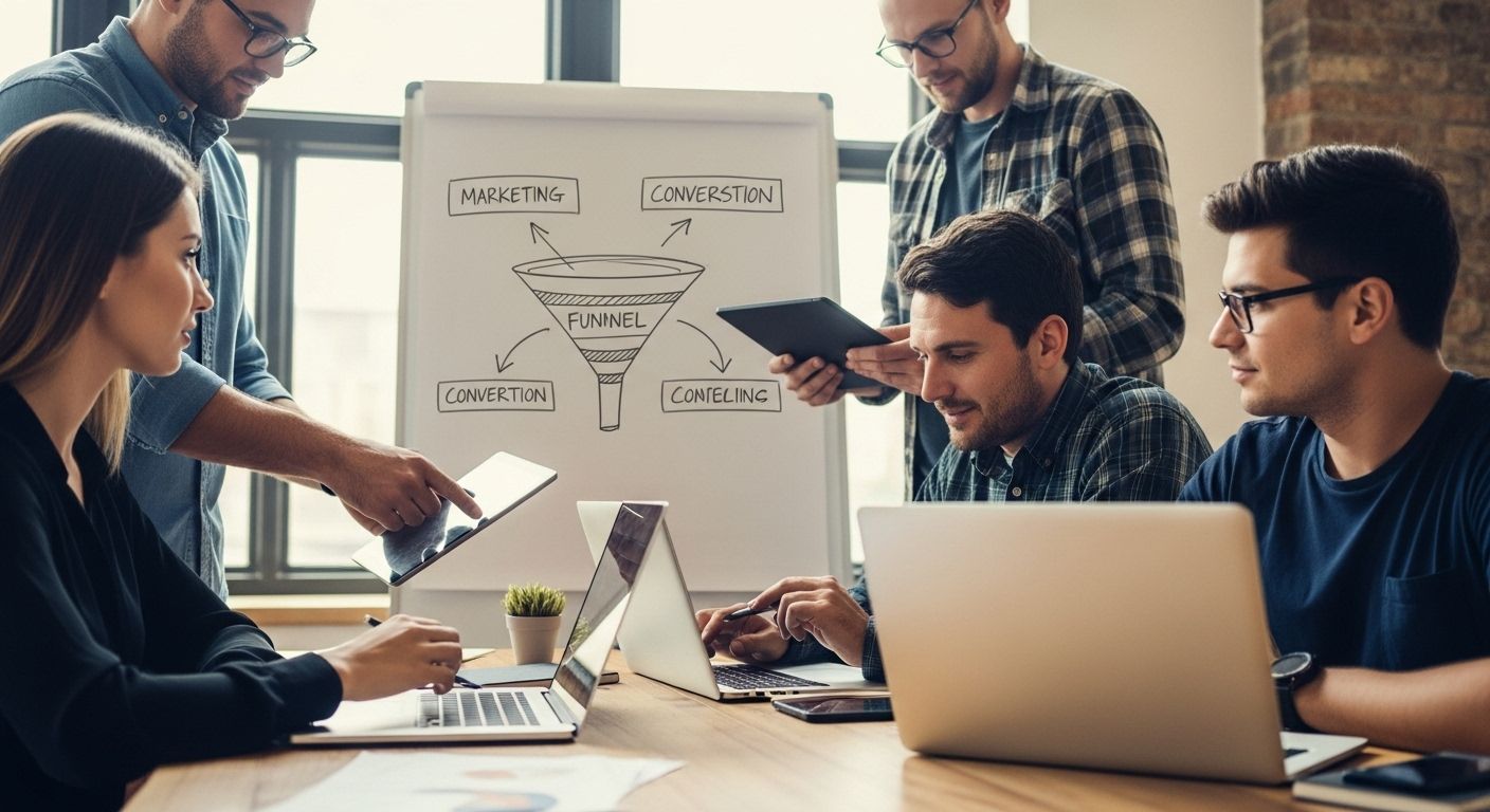 conversion funnel marketing team