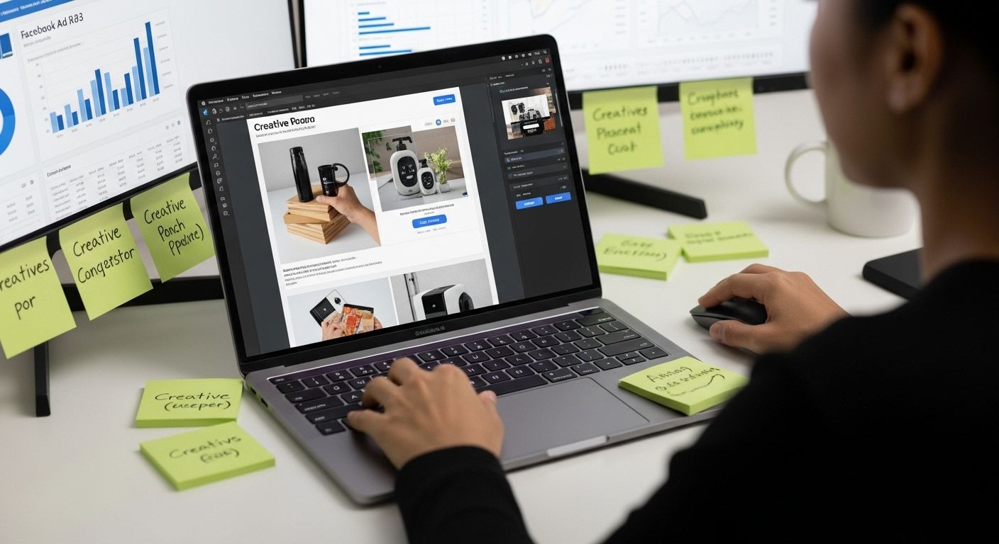Facebook ad design process