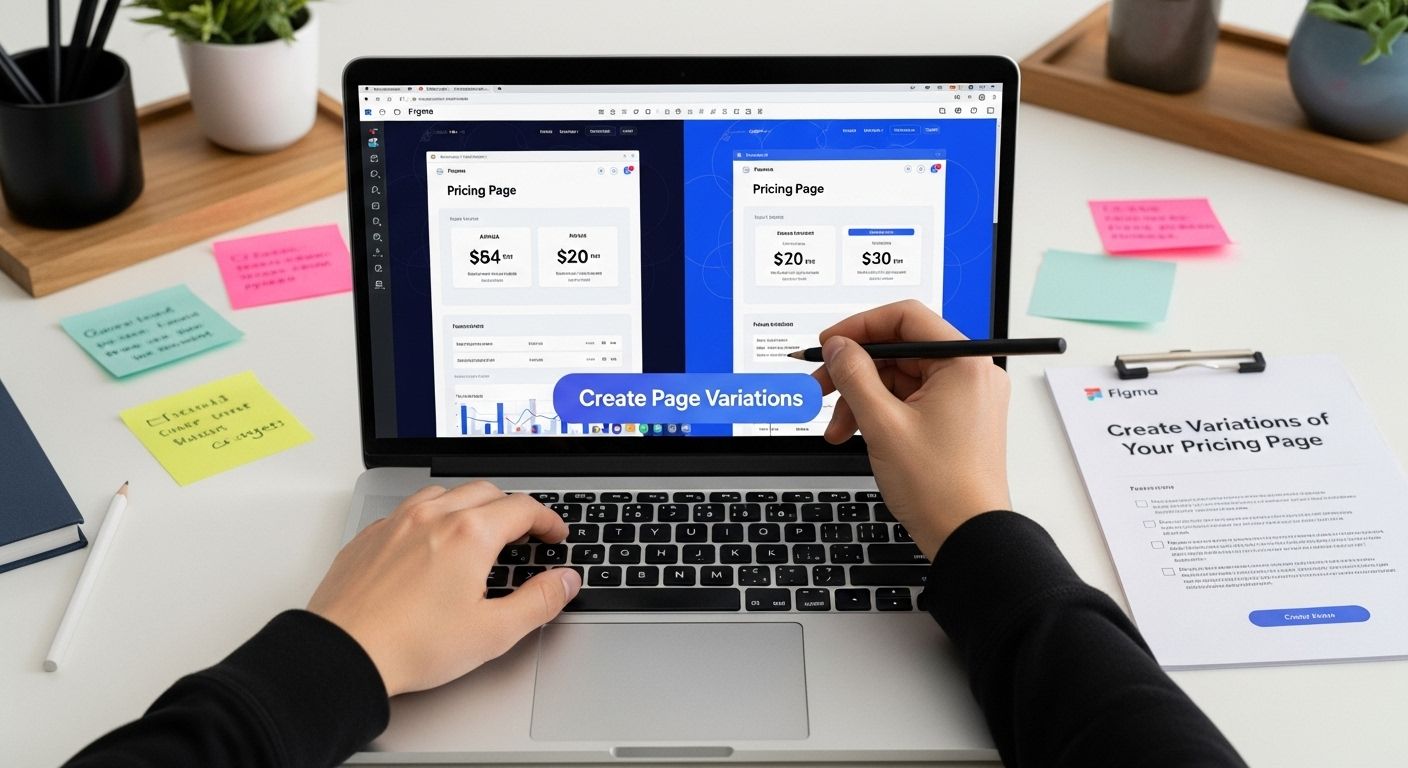 pricing page design process