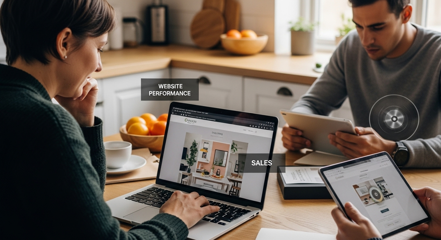 website performance sales real life