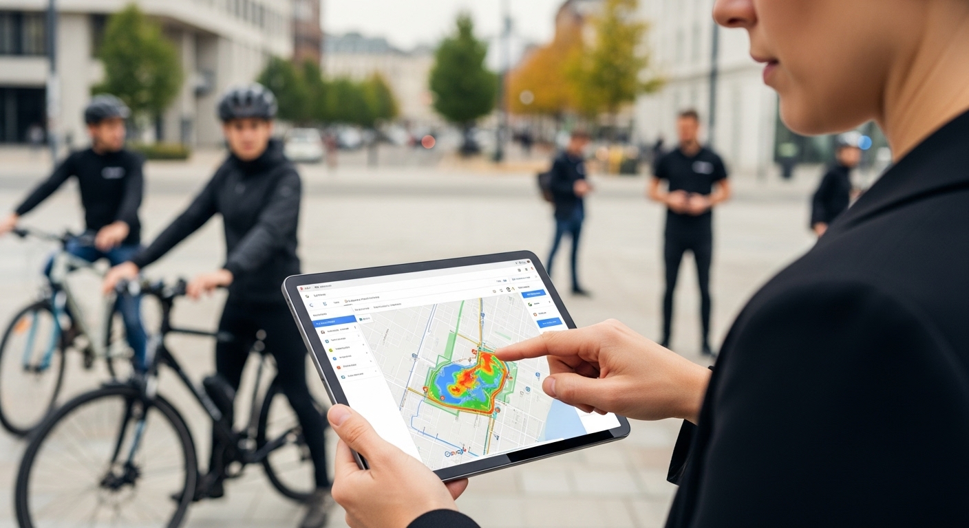 urban planning heatmap google maps