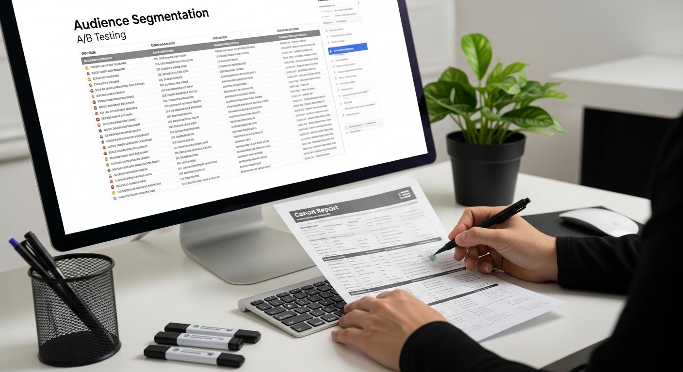email segmentation a/b testing