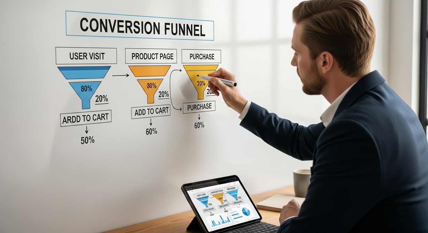 conversion funnel analysis process
