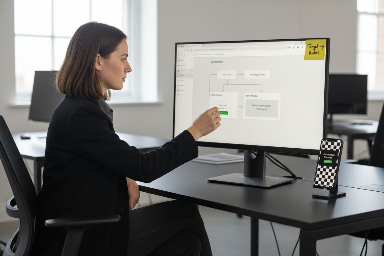 ecommerce popup targeting rules