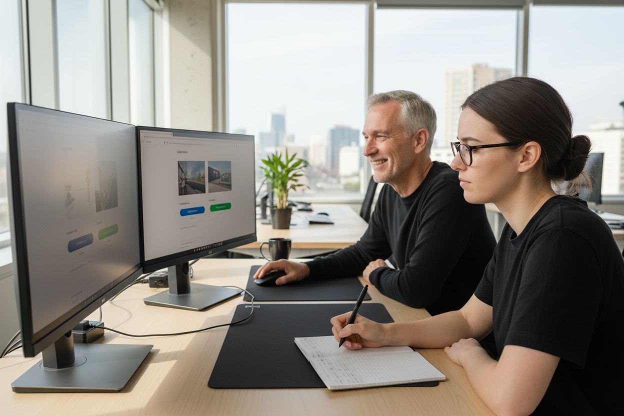 A/B testing UX user interaction