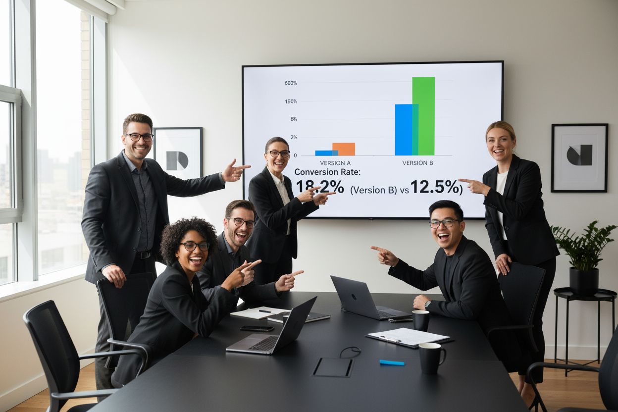 team a/b-test resultaat