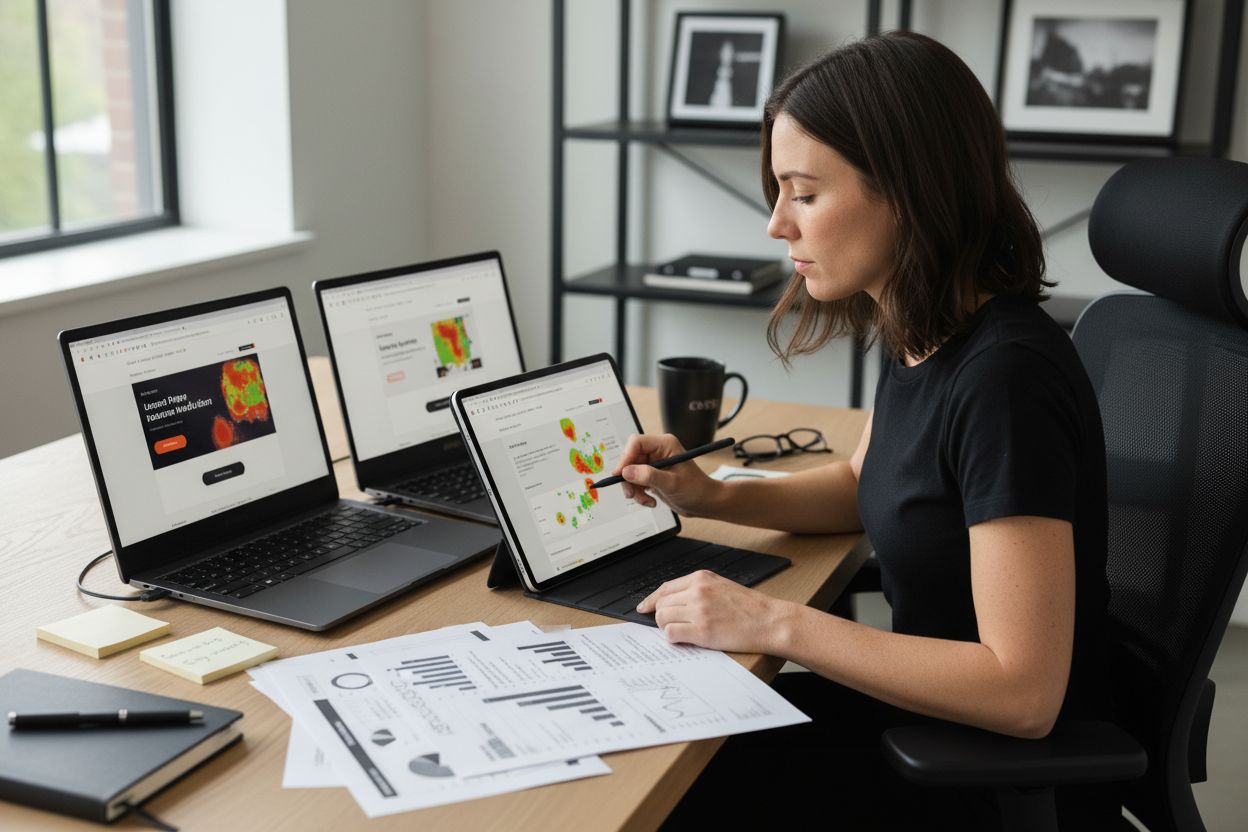 landing page test optimisation