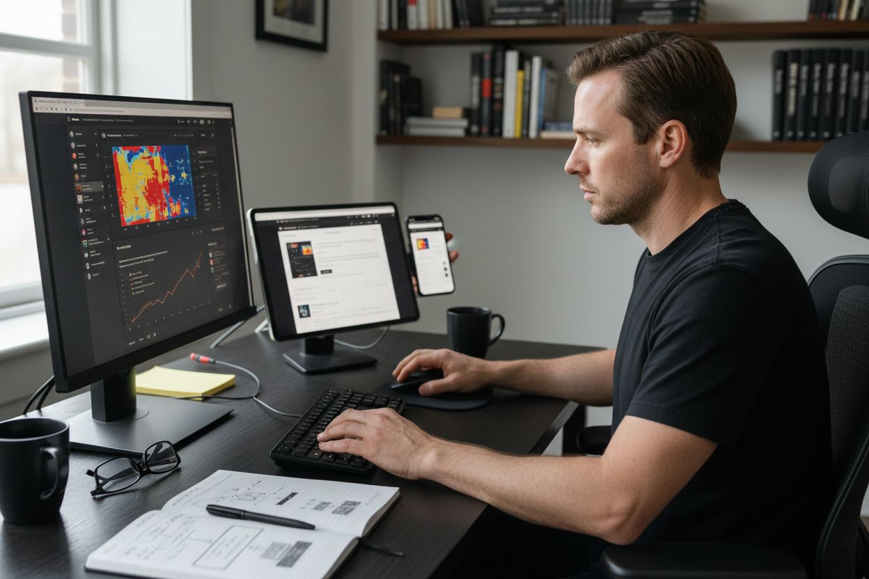 test optimisation design landing page
