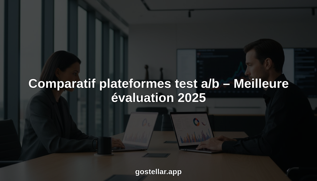 Comparatif plateformes test a/b – Meilleure évaluation 2025