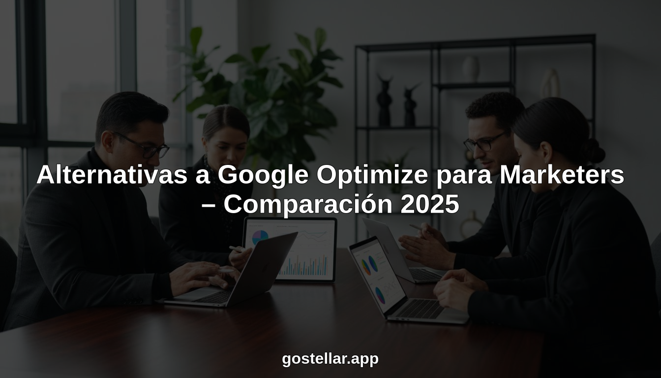 Alternativas a Google Optimize para Marketers – Comparación 2025