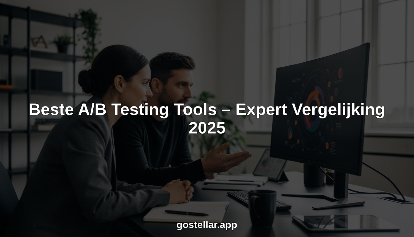 Beste A/B Testing Tools – Expert Vergelijking 2025