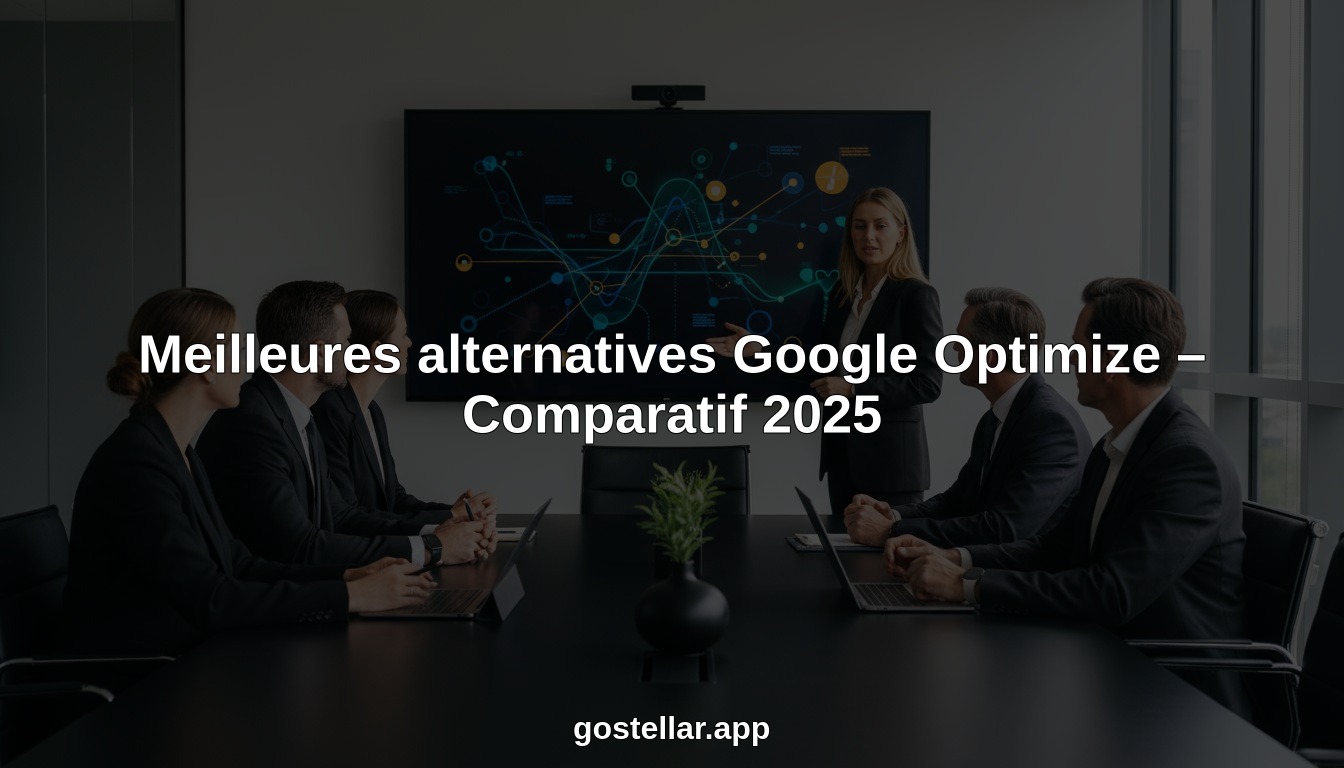 Meilleures alternatives Google Optimize – Comparatif 2025