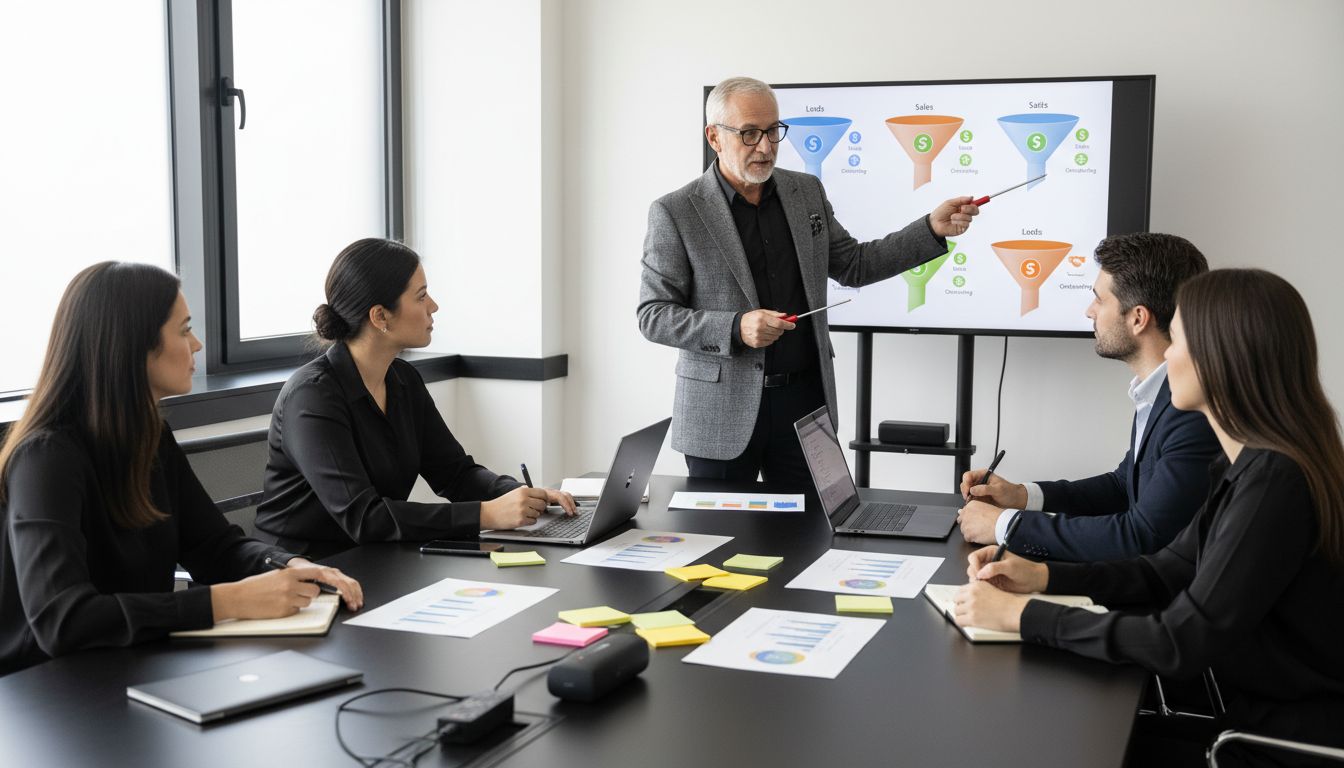 marketing funnel meeting