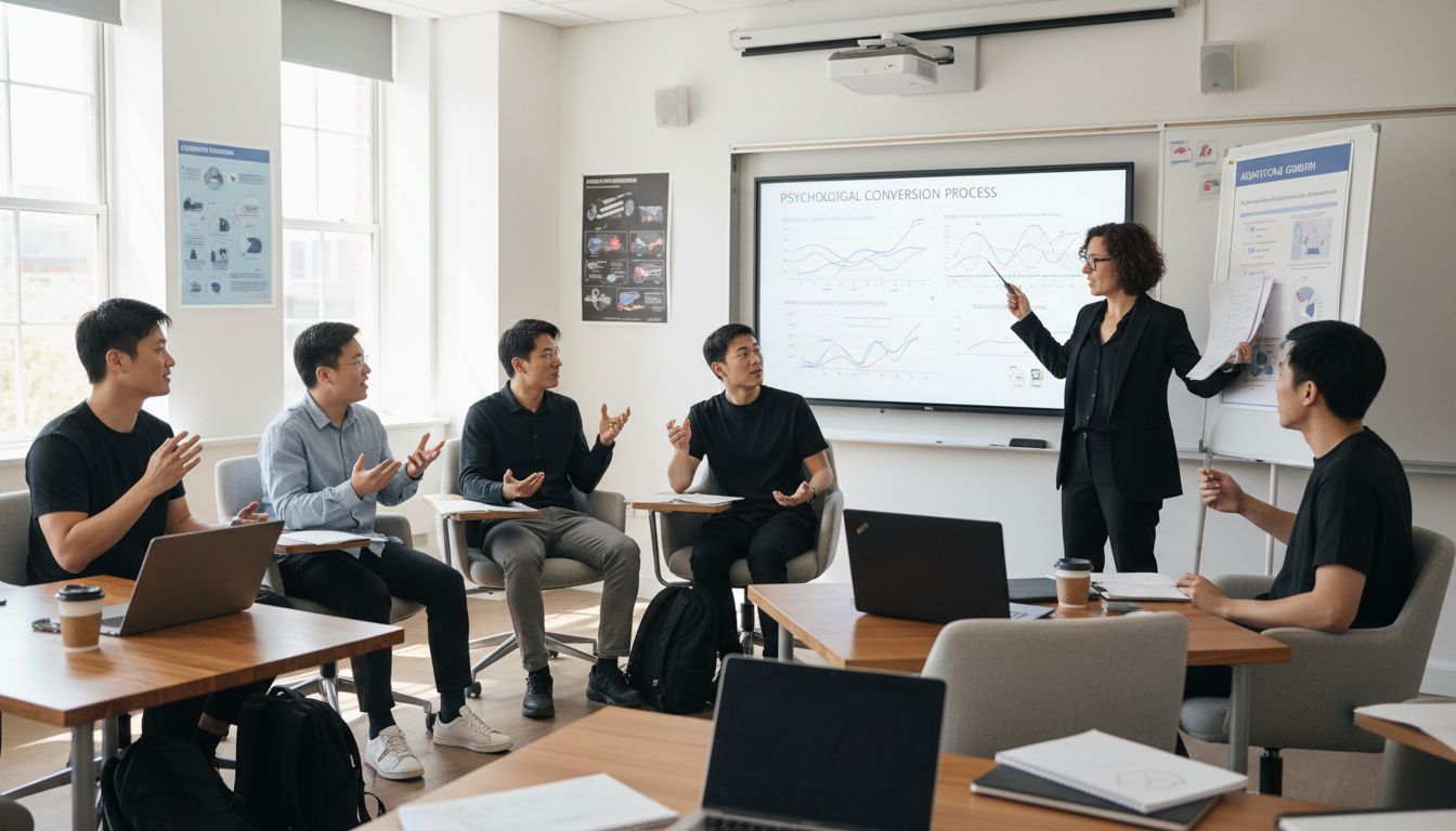 estudiantes psicología aula