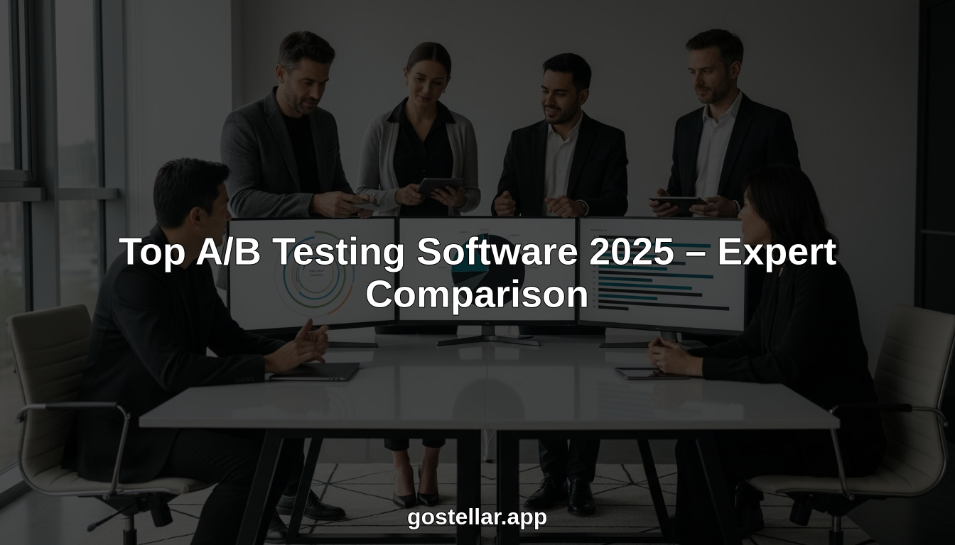 Top A/B Testing Software 2025 – Expert Comparison