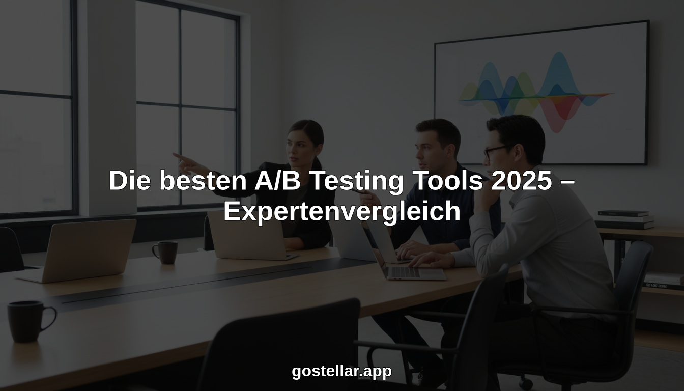 Die besten A/B Testing Tools 2025 – Expertenvergleich