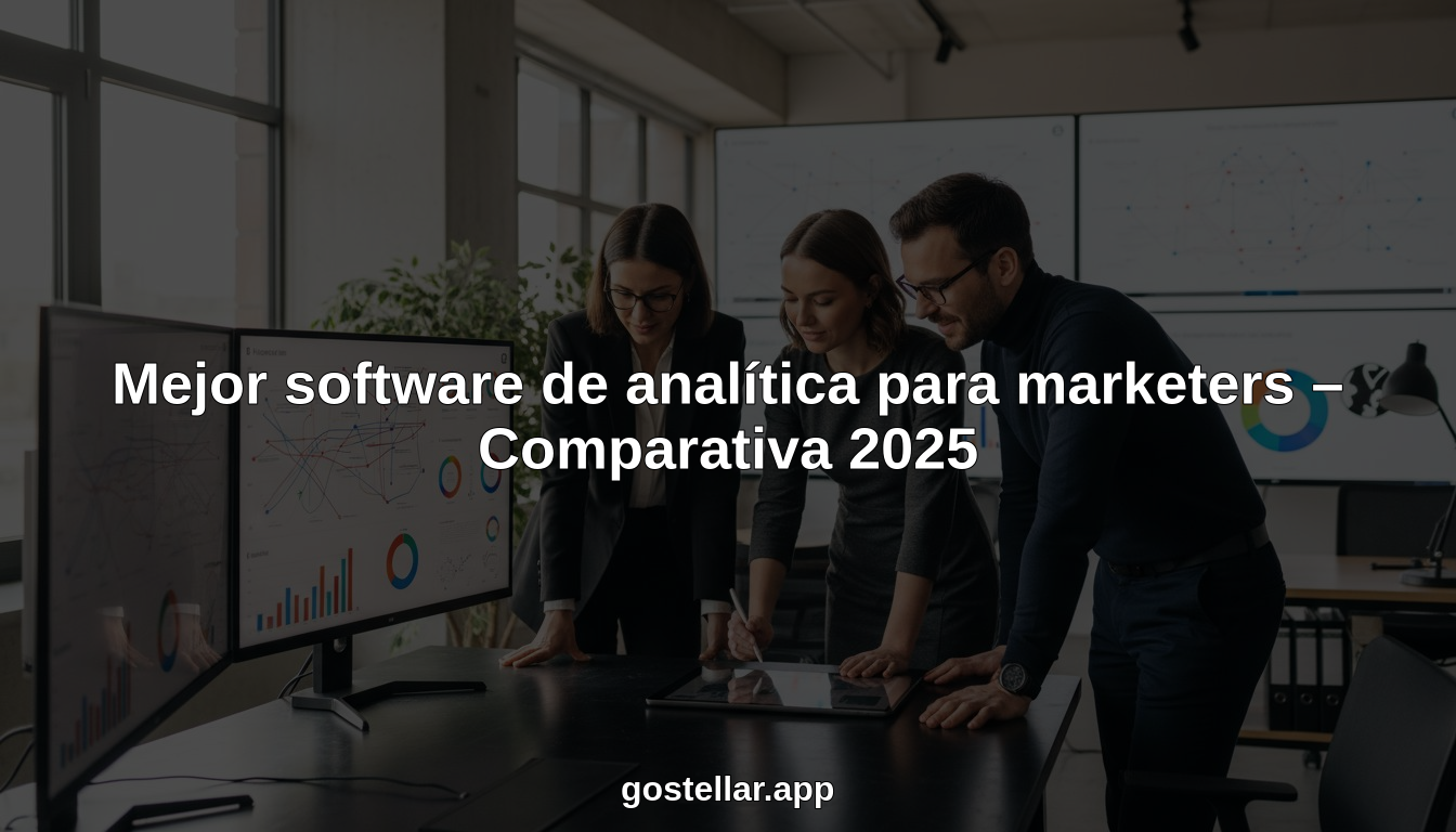 Mejor software de analítica para marketers – Comparativa 2025