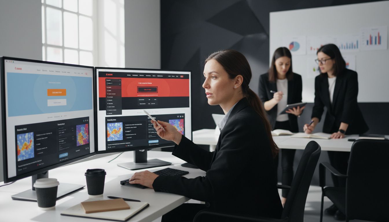 ab testing marketing office