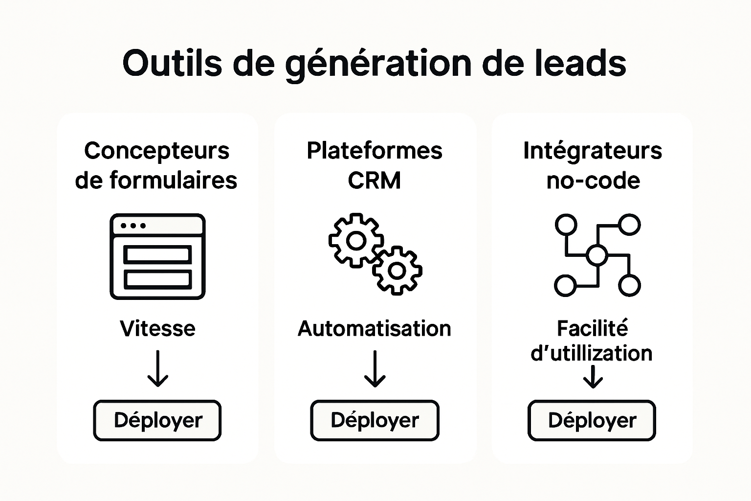 Panorama des différents types d’outils de génération de leads