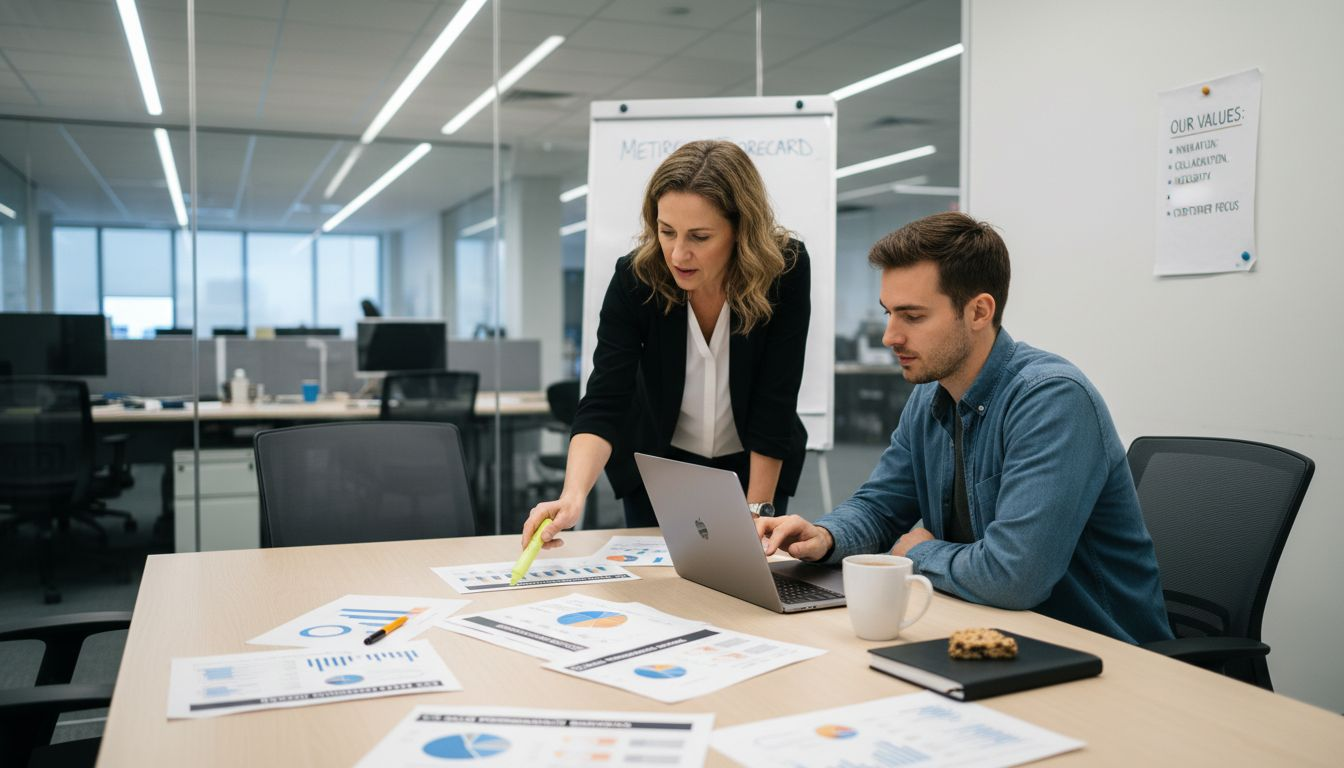 Team prioritizing key A/B test metrics