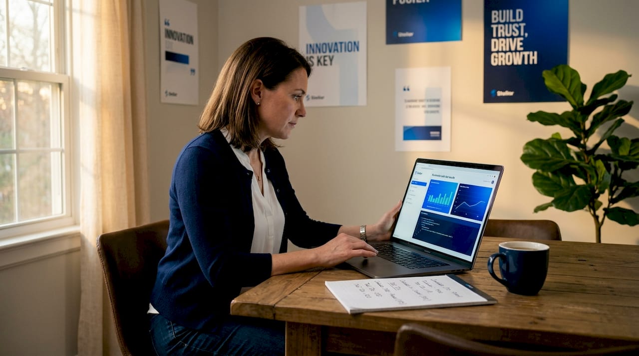 QA engineer reviews code test results