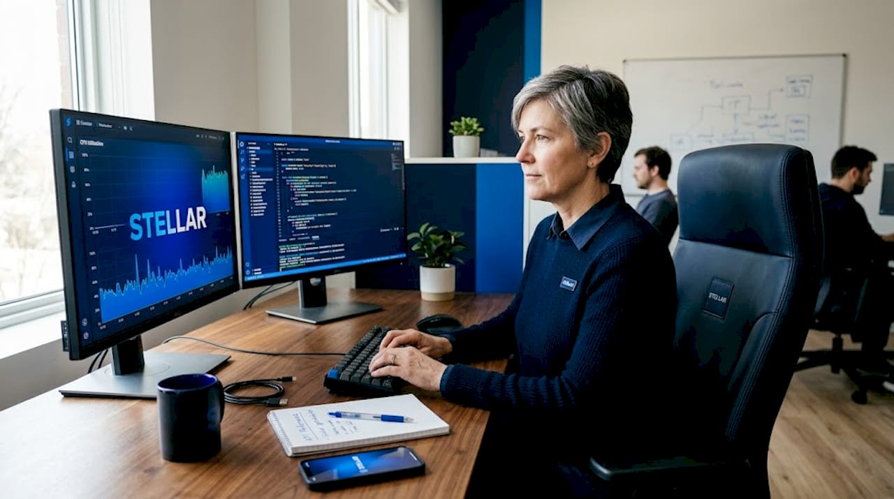 Developer monitors backend CPU resource usage