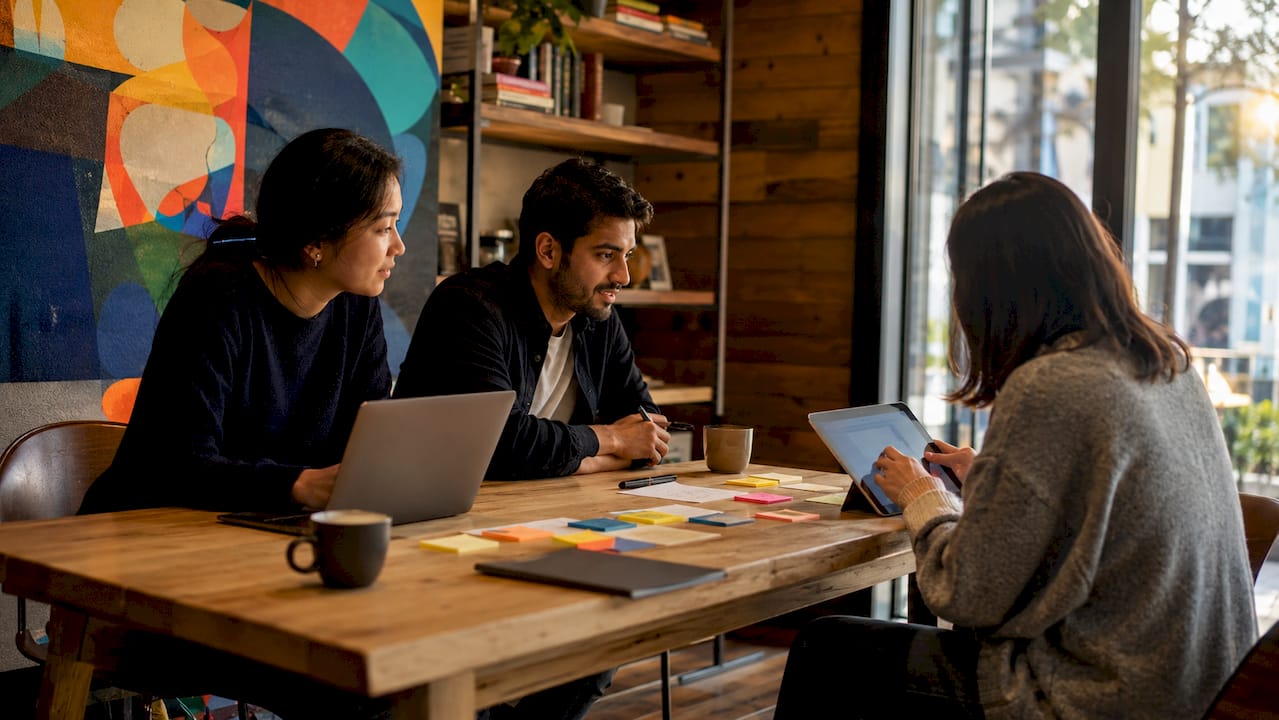 UX team conducting moderated usability test session