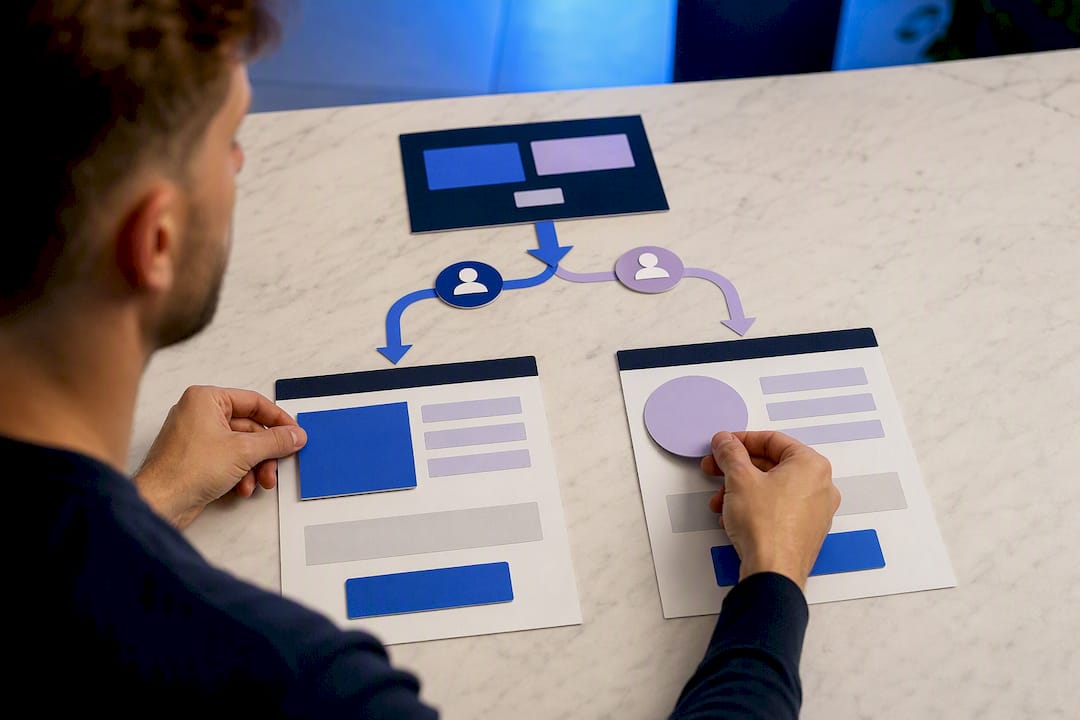 Illustration of ad and landing-page message matching