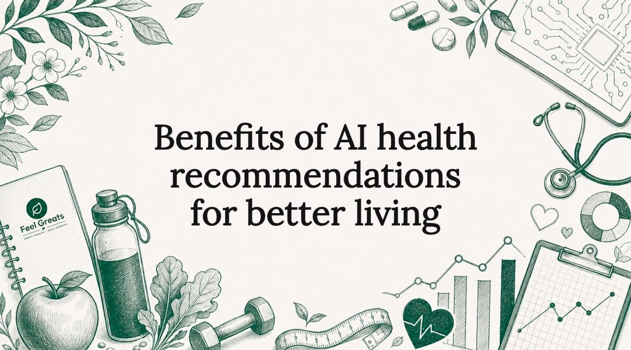 Benefits of AI health recommendations for better living
