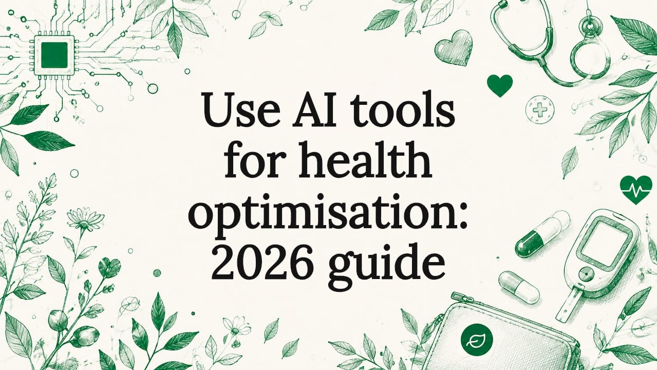 Use AI tools for health optimisation: 2026 guide